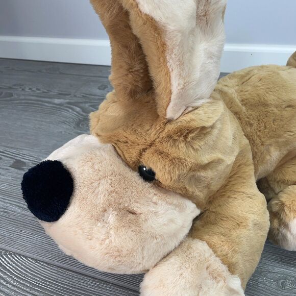Vintage FAO Schwarz Patrick the Puppy Brown Hound Dog 20in Plush Stuffed Animal - Picture 9 of 11